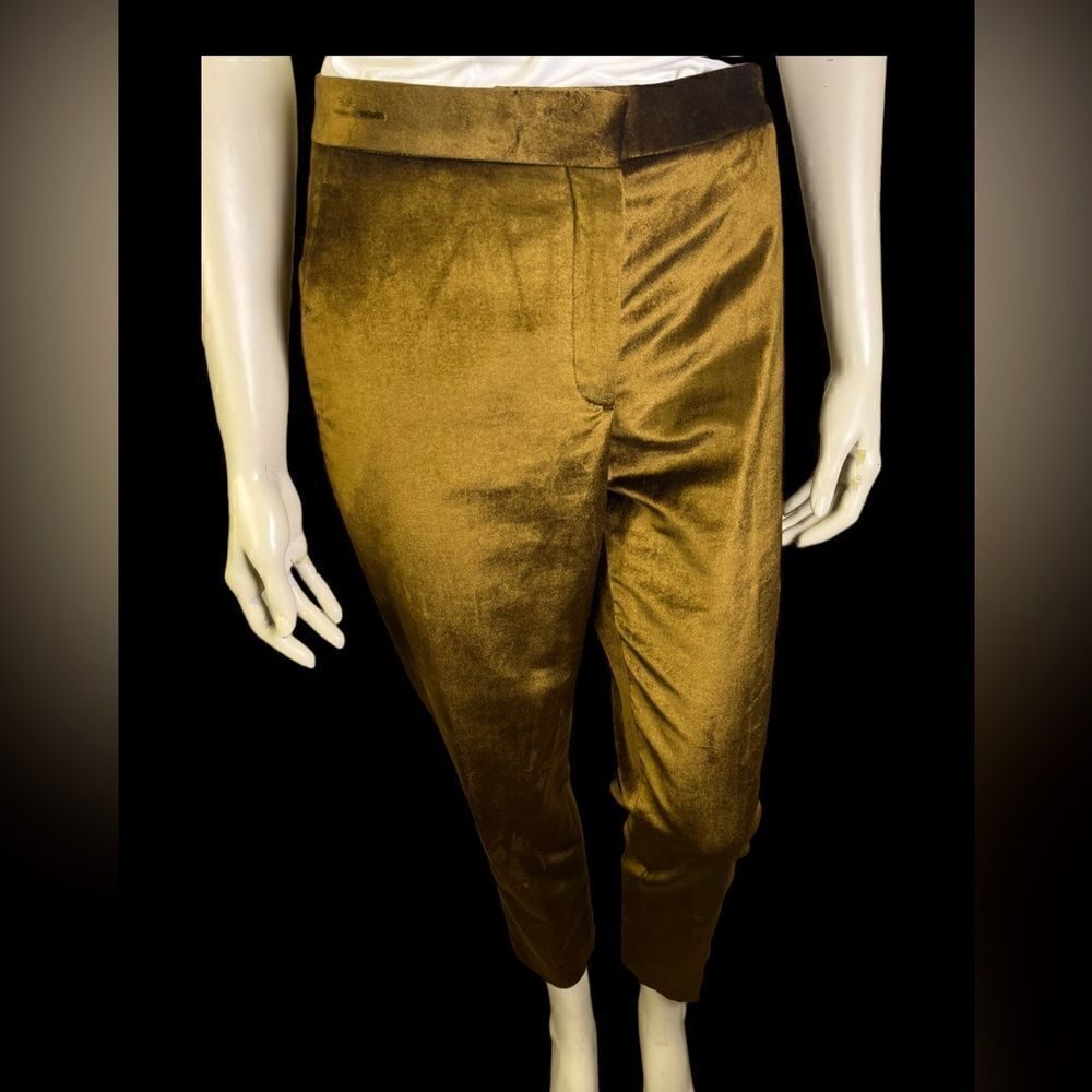 Rag & Bone Women’s Velvet F/F Poppy Trousers w/High Waist Like New Condition Sz4